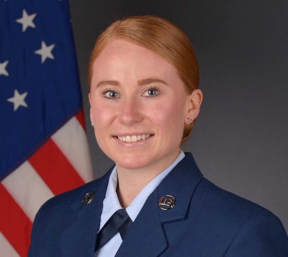 female veteran in uniform