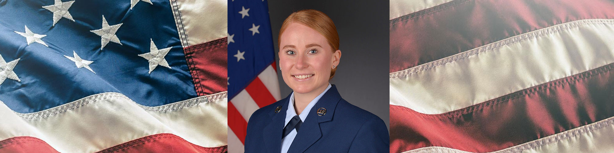 female veteran in uniform