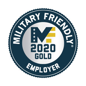 Military Friendly Employers Gold Award – 2020