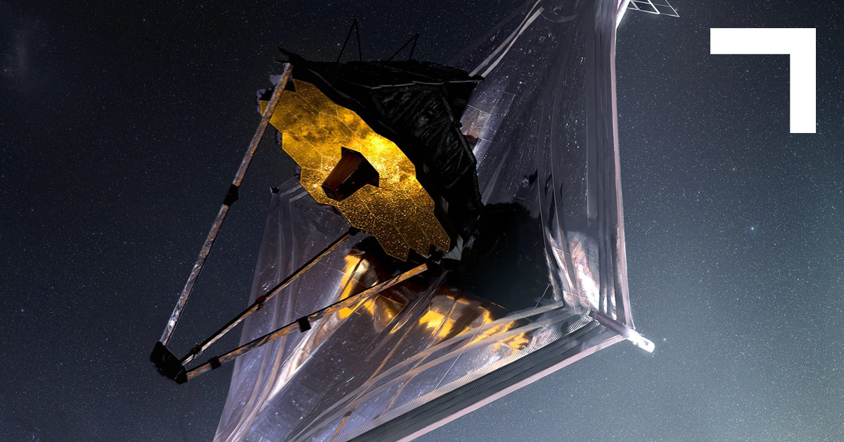 Webb Telescope in space