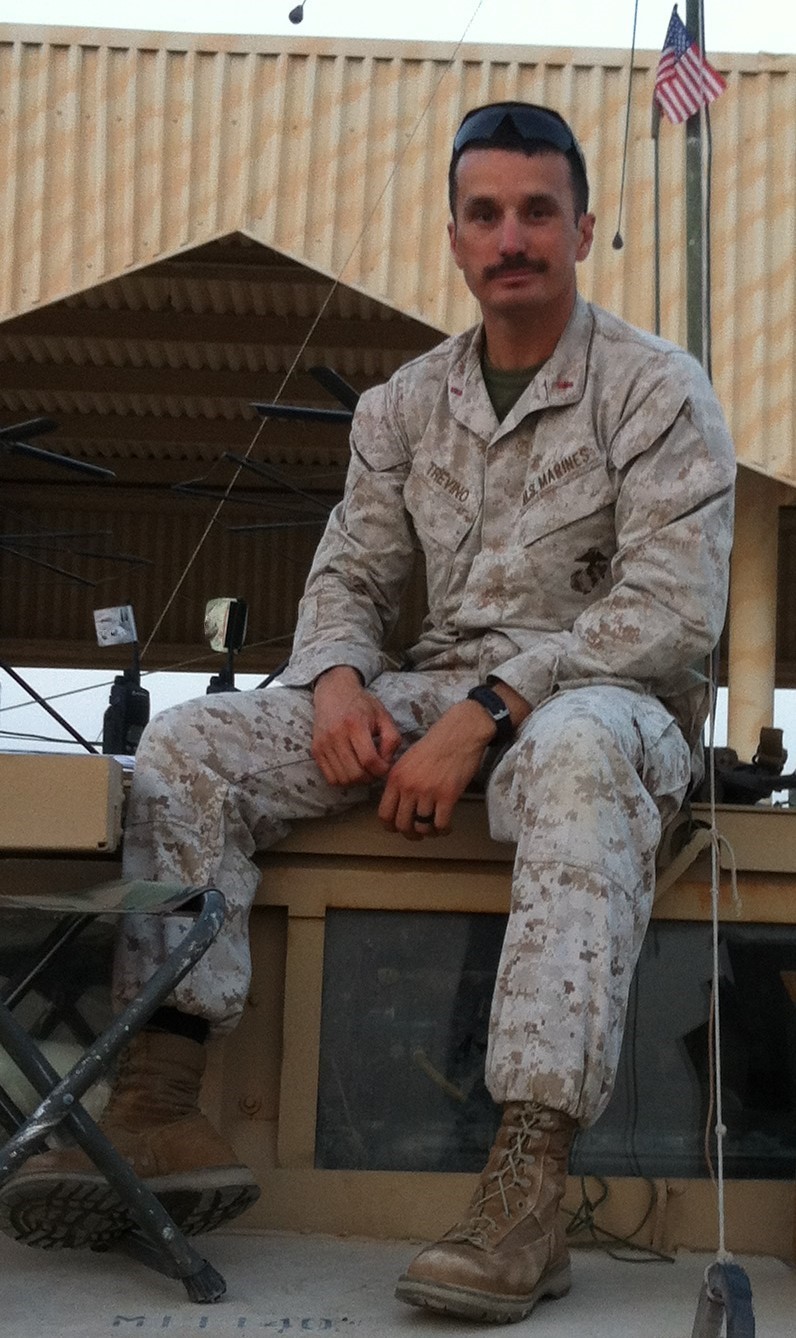 Man sitting in uniform