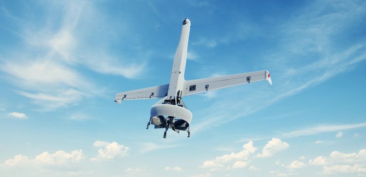 Future tactical Unmanned aircraft in air