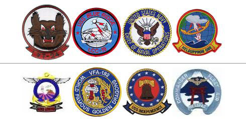 Assorted military logos