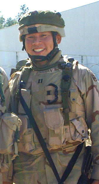 male soldier in uniform