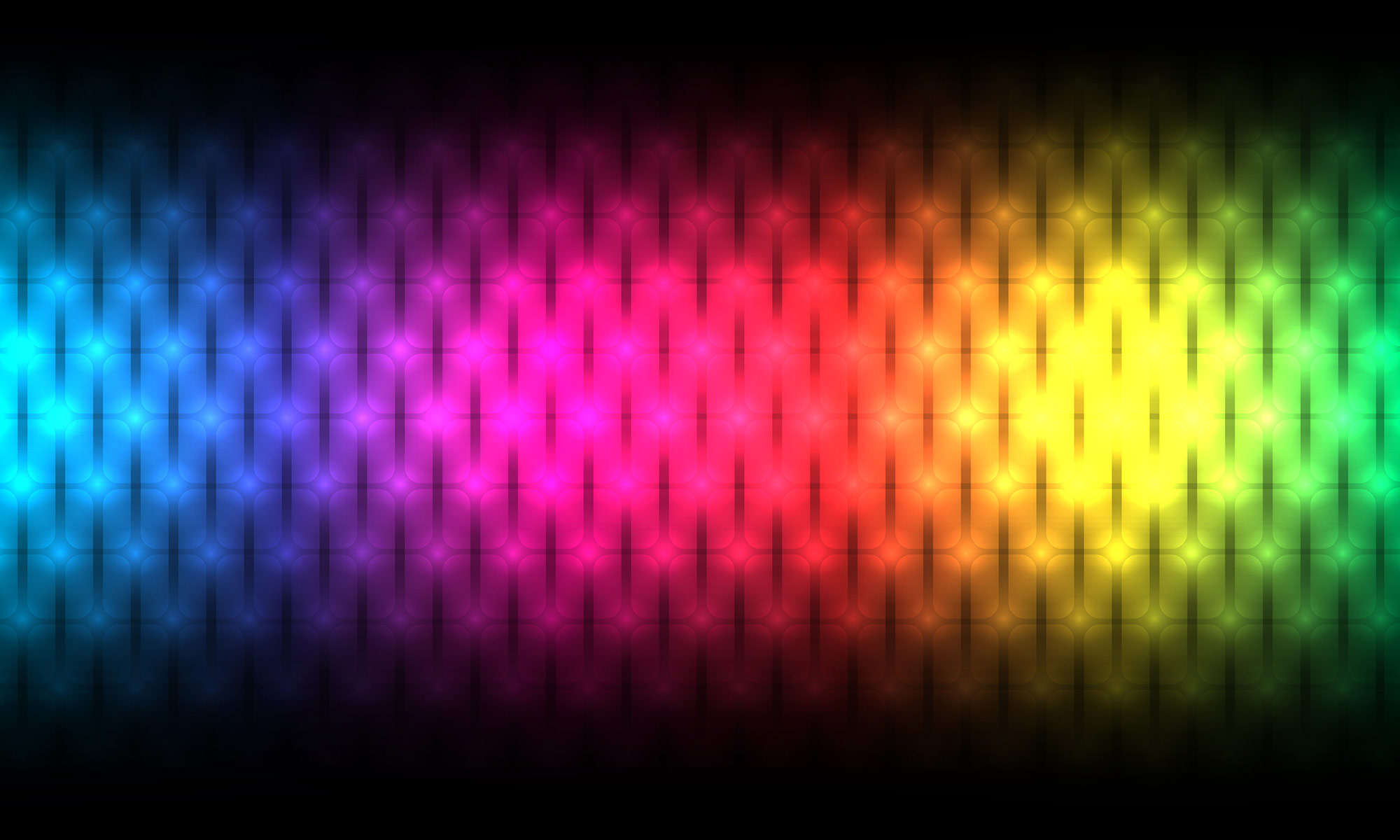 a color gradiant representing the electromagnetic spectrum