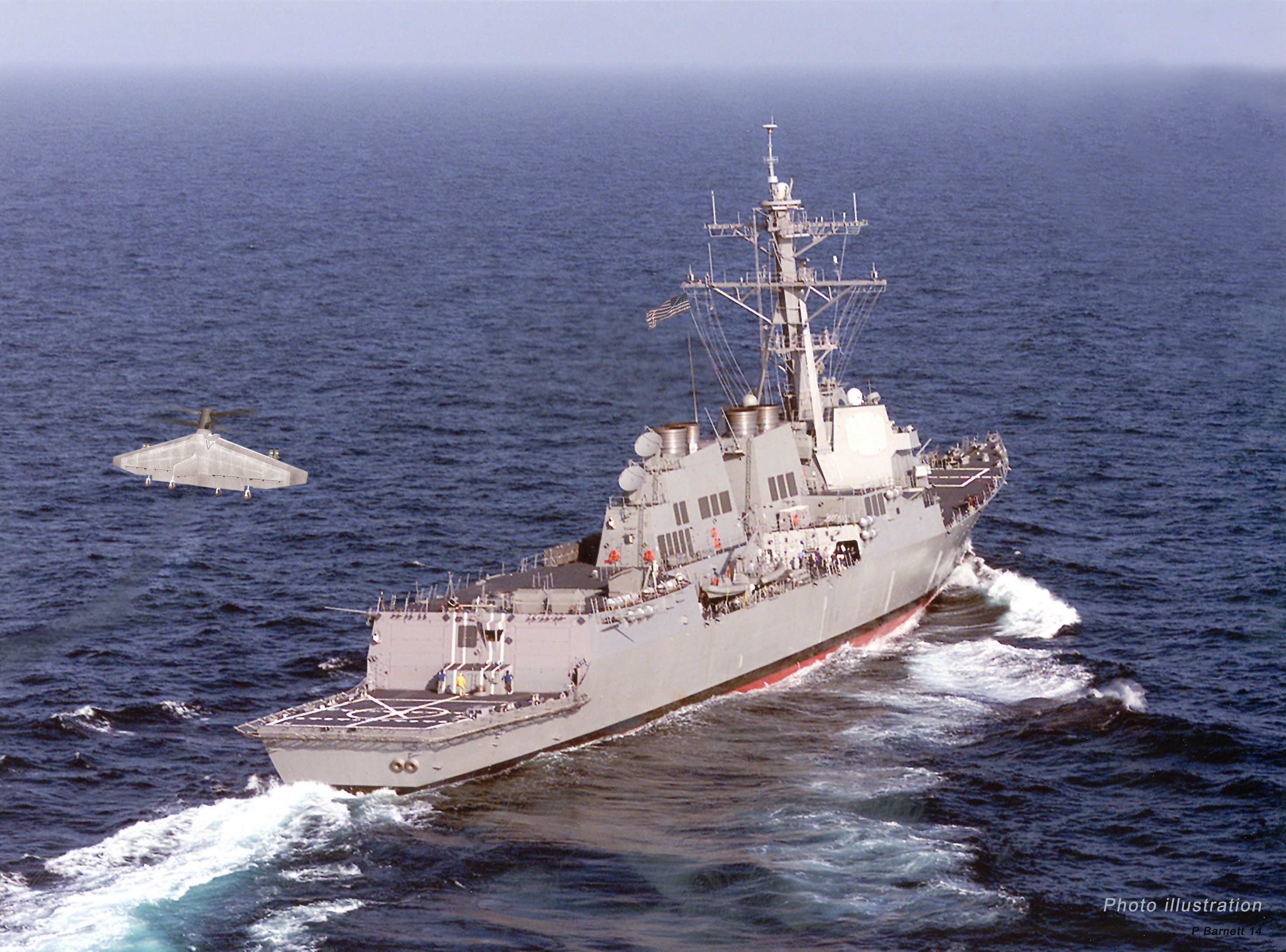missile Destroyer USS Shoup